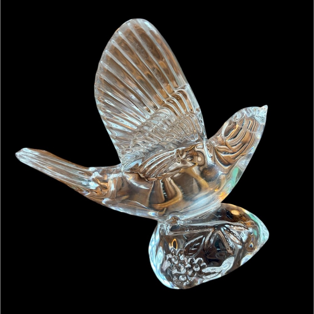 WATERFORD CRYSTAL Nightingale figurine in EXCELLENT condition - beautiful piece